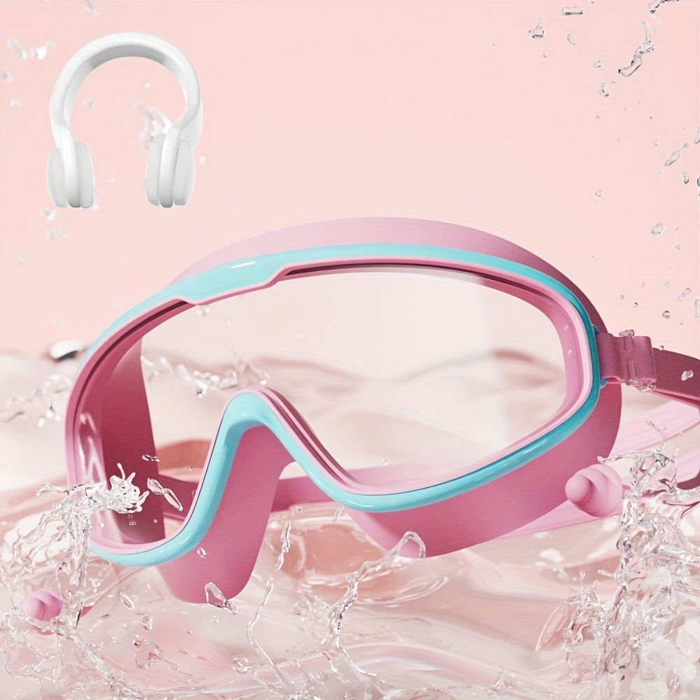 Make A Splash™ Large Frame Kids Swim Goggles (Stretch Back) with Anti-Fog Technology