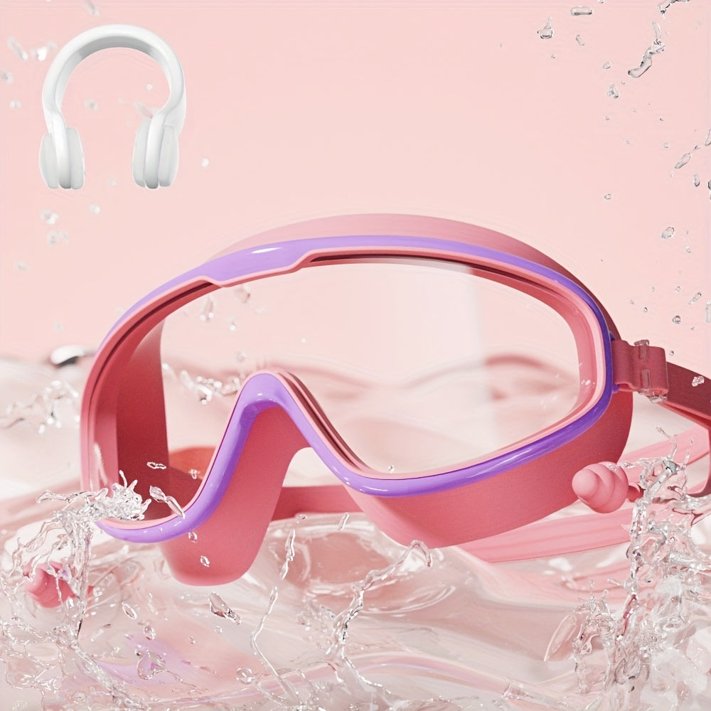 Make A Splash™ Large Frame Kids Swim Goggles (Stretch Back) with Anti-Fog Technology