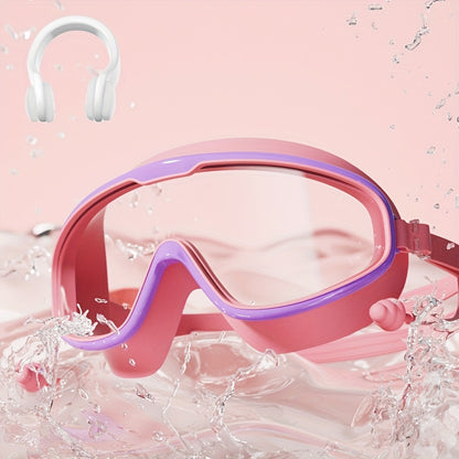 Make A Splash™ Large Frame Kids Swim Goggles (Stretch Back) with Anti-Fog Technology