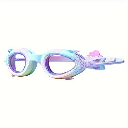 Make A Splash™ Mermaid Anti-Fog kids Swim Goggles & Silicone Cap Set