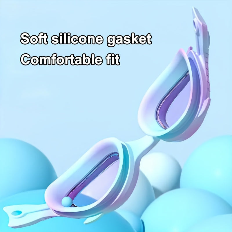 Make A Splash™ Mermaid Anti-Fog kids Swim Goggles & Silicone Cap Set