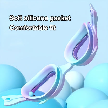 Make A Splash™ Mermaid Anti-Fog kids Swim Goggles & Silicone Cap Set