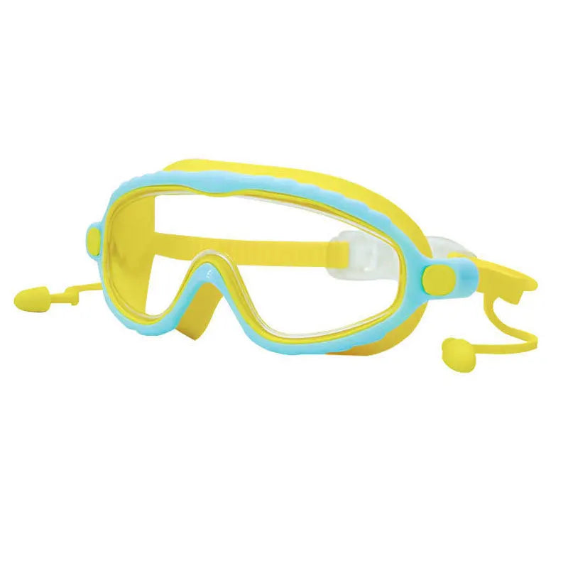 Make A Splash™ Large Frame (Back Clip) Kids HD View, Anti-Fog, No-Leak, Swim Goggles