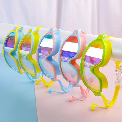 Make A Splash™ Large Frame (Back Clip) Kids HD View, Anti-Fog, No-Leak, Swim Goggles