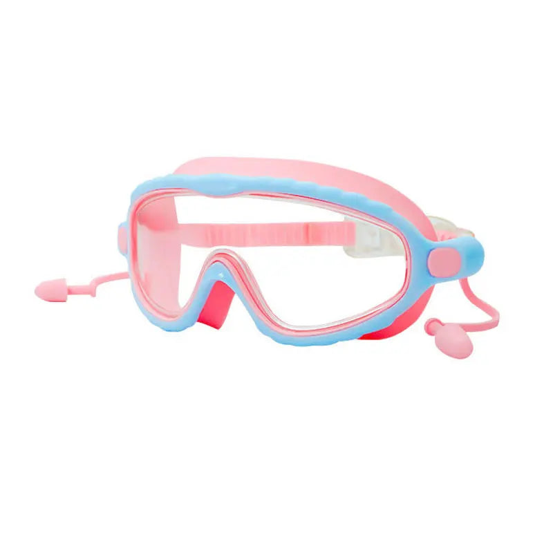 Make A Splash™ Large Frame (Back Clip) Kids HD View, Anti-Fog, No-Leak, Swim Goggles