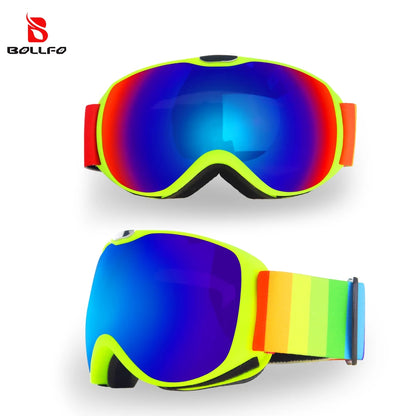 Kids Ski/Snowboard Anti-fog Double Layer UV400 Goggles | Age 4-14yrs