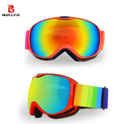 Kids Ski/Snowboard Anti-fog Double Layer UV400 Goggles | Age 4-14yrs