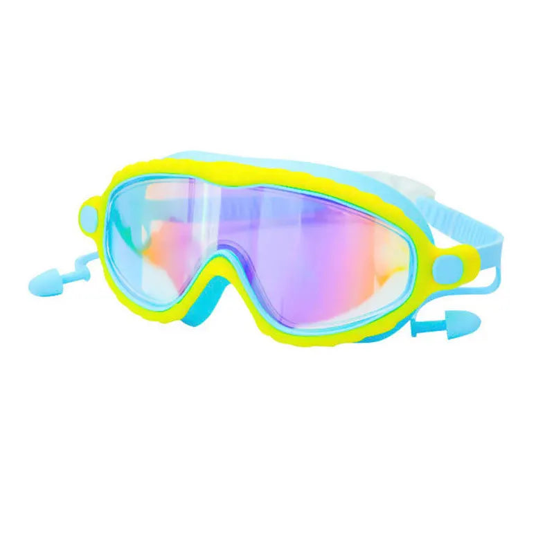 Make A Splash™ Large Frame (Back Clip) Kids HD View, Anti-Fog, No-Leak, Swim Goggles