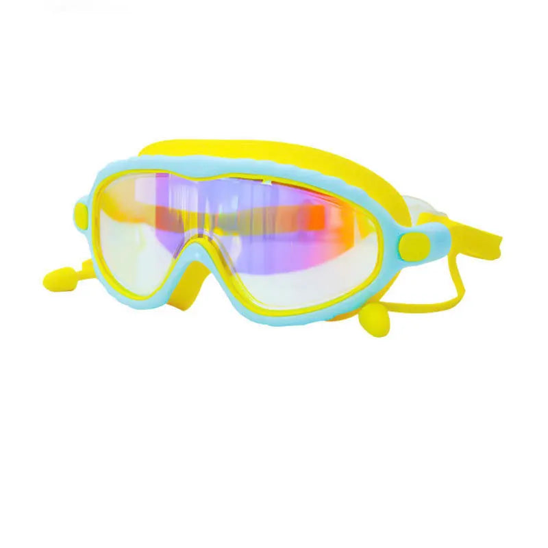 Make A Splash™ Large Frame (Back Clip) Kids HD View, Anti-Fog, No-Leak, Swim Goggles