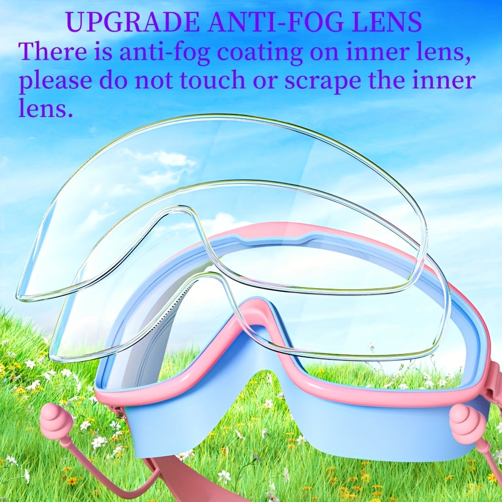 Make A Splash™ Large Frame Kids Swim Goggles (Stretch Back) with Anti-Fog Technology