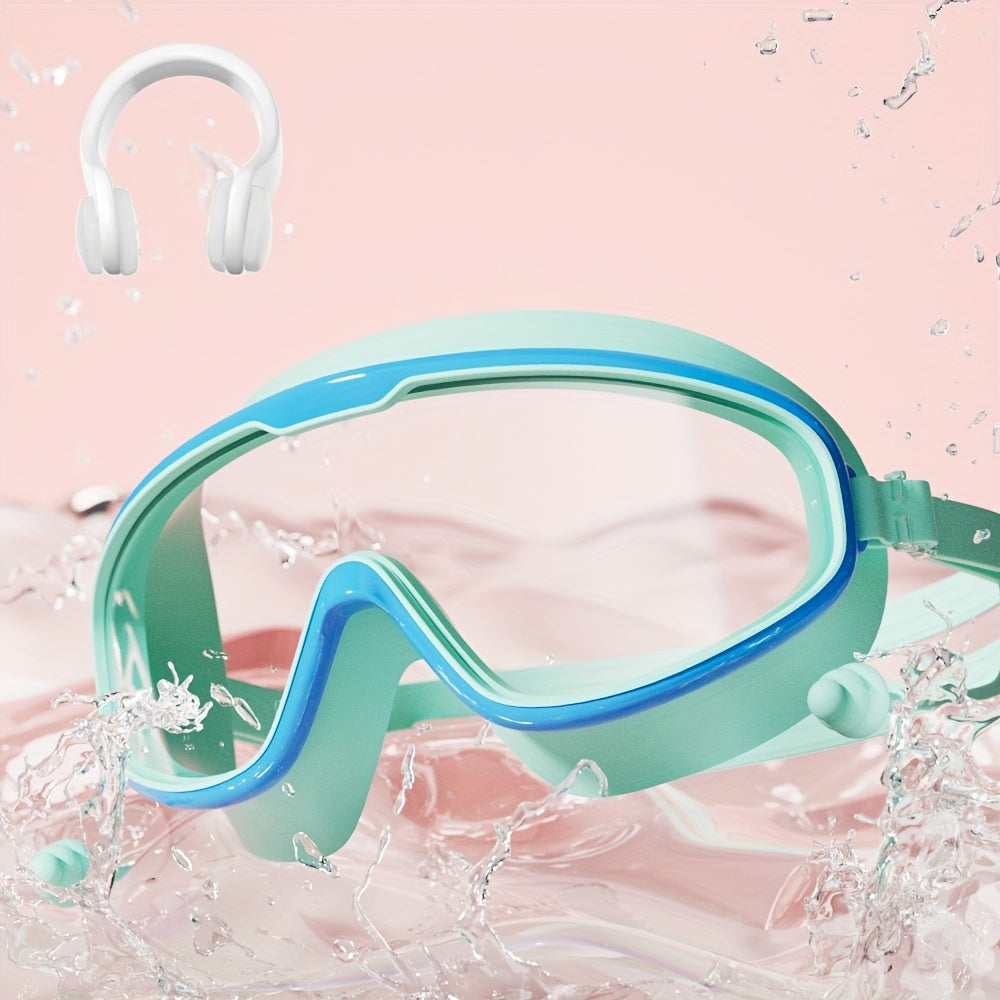 Make A Splash™ Large Frame Kids Swim Goggles (Stretch Back) with Anti-Fog Technology