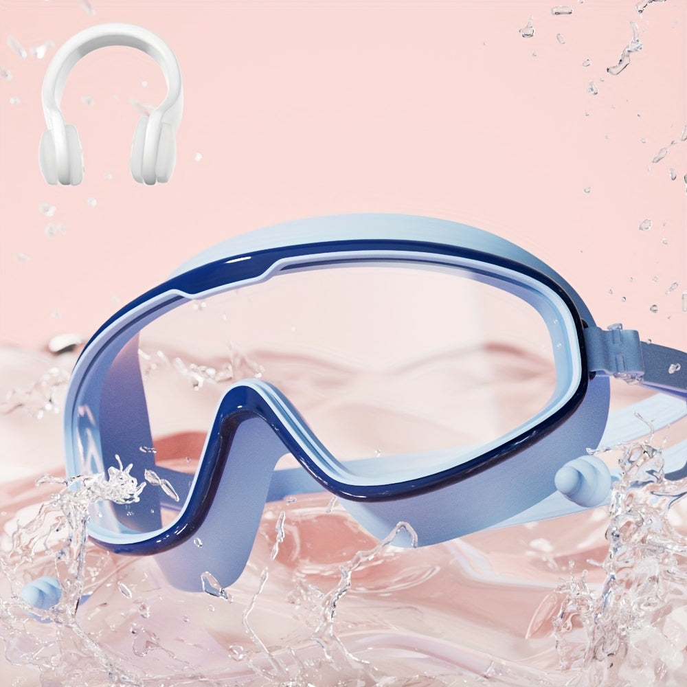 Make A Splash™ Large Frame Kids Swim Goggles (Stretch Back) with Anti-Fog Technology